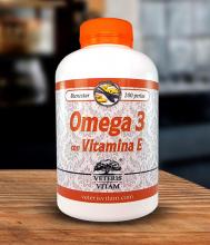 Omega 3 con Vitamina E con fondo
